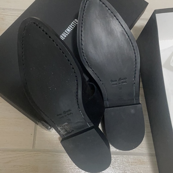 Brand new Ann Demeulemeester suede mules black 38 - Picture 6 of 6